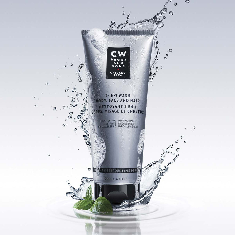 CW Beggs and sons 3 in 1 wash body face and hair 200ml