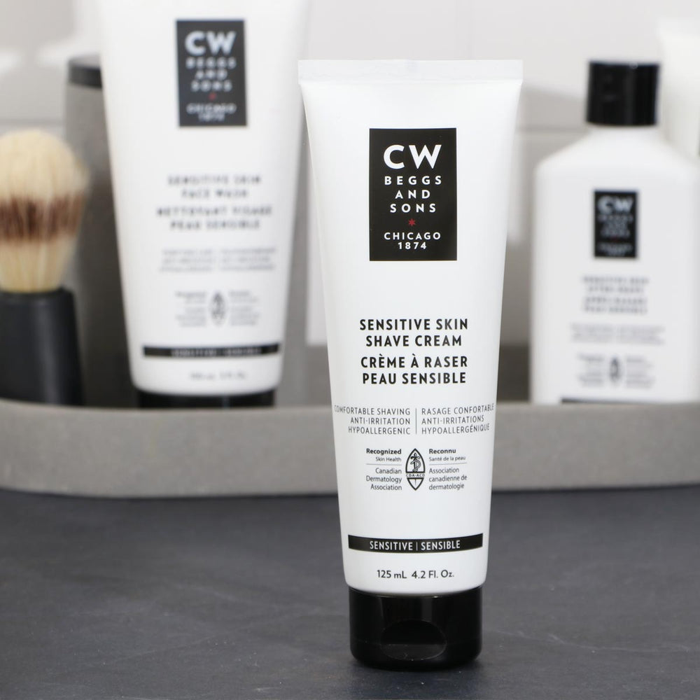 CW Beggs and Sons Sensitive Skin Shave Cream 125ml