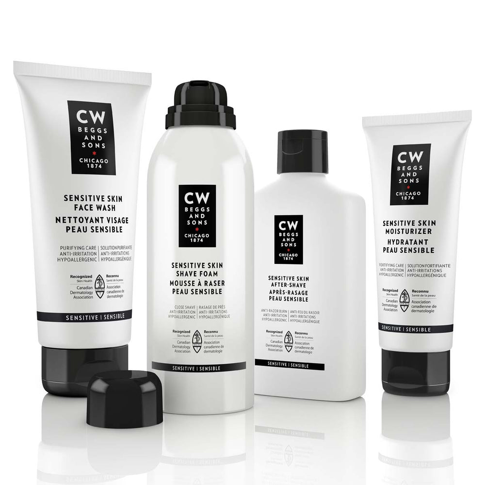 CW Beggs and Sons Sensitive Skin Shave range